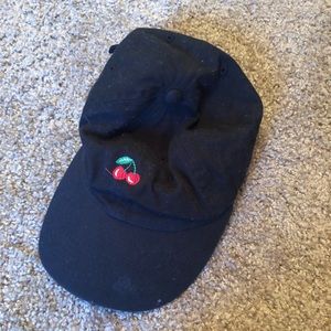 Brandy Melville black cherry dad hat
